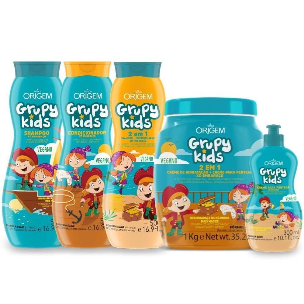 NAZCA Hair Treatment Kit Completo Xô Embaraço Grupy Kids / Kit Full Xô Embarrassment grupy Kids