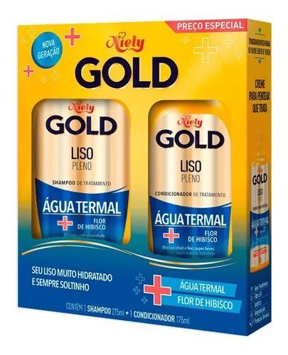 Niely Gold Home Care Kit Niely Gold Shampoo E Conditioner Flat Full - Niely Gold