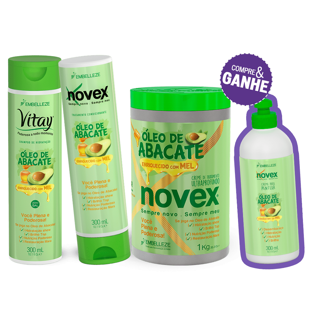 Novex Kit Novex Avocado Oil U