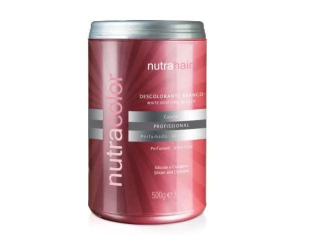 NutraHair Brazilian Keratin Treatment 8 Tones Discoloration Blue Fragant Bleaching Powder Nutra Color 500g - NutraHair