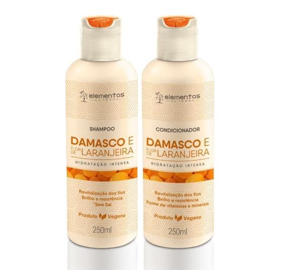 NutraHair Home Care Moisturizing Damascous Orange Flower Earth Elements Vegan 2x250ml - NutraHair