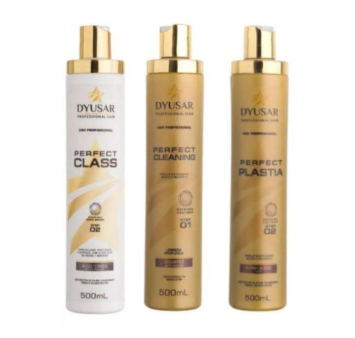 Other Brazilian Keratin Treatment Perfectplastia Realignment Progressive Brazilian Blowout Gloss 3x500ml - Dyusar