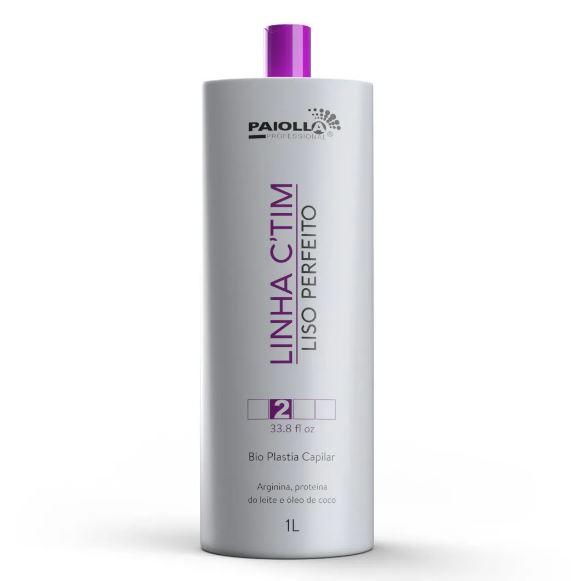 Paiolla Brazilian Keratin Treatment Arginine Milk Protein Coconut Oil Bioplasty C'TIM Perfect Smooth 1L - Paiolla