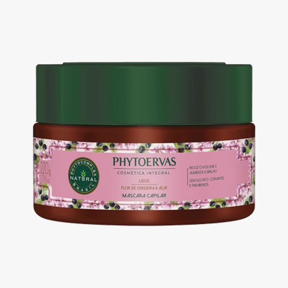 Phytoervas Hair Styling Tool Accessories Phytoervas Smooth Hair Mask Cherry Blossom and Acai 220g