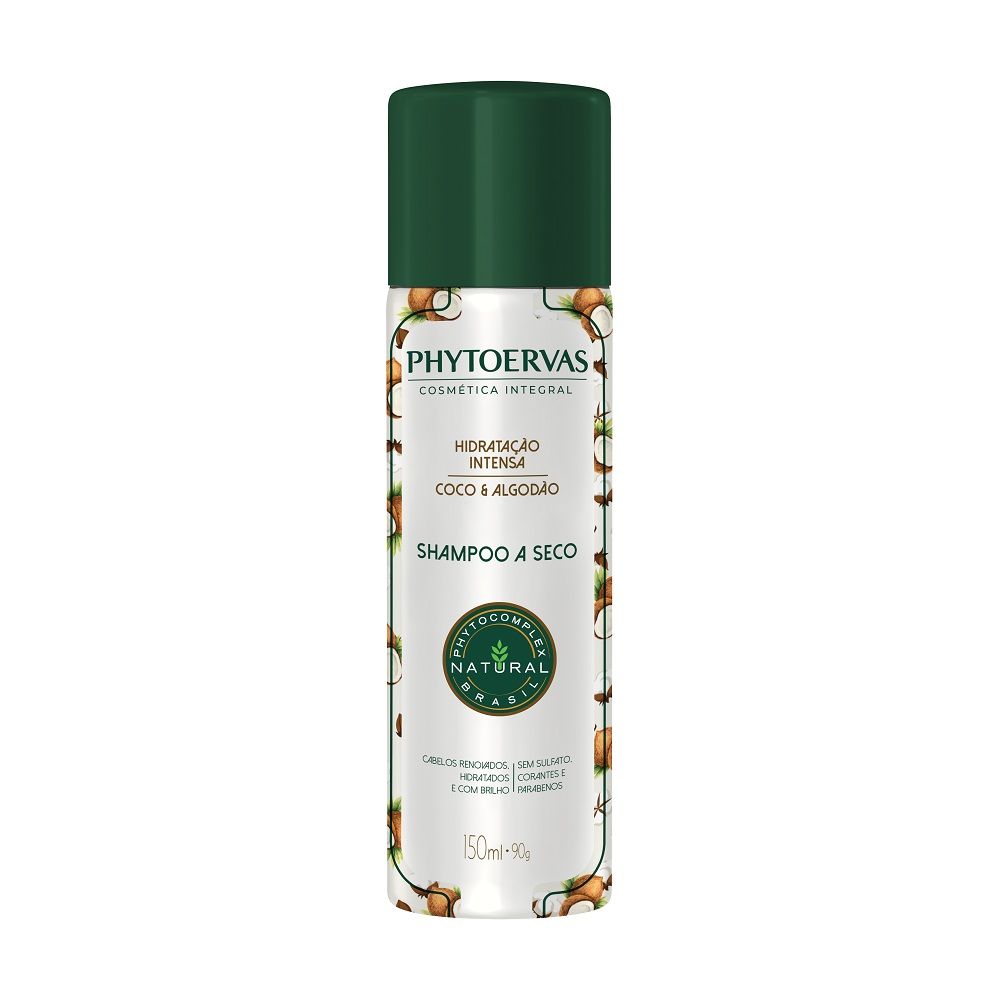 Phytoervas Shampoo Phytoervas Dry Shampoo Hydration Intense Coconut and Cotton 150ml