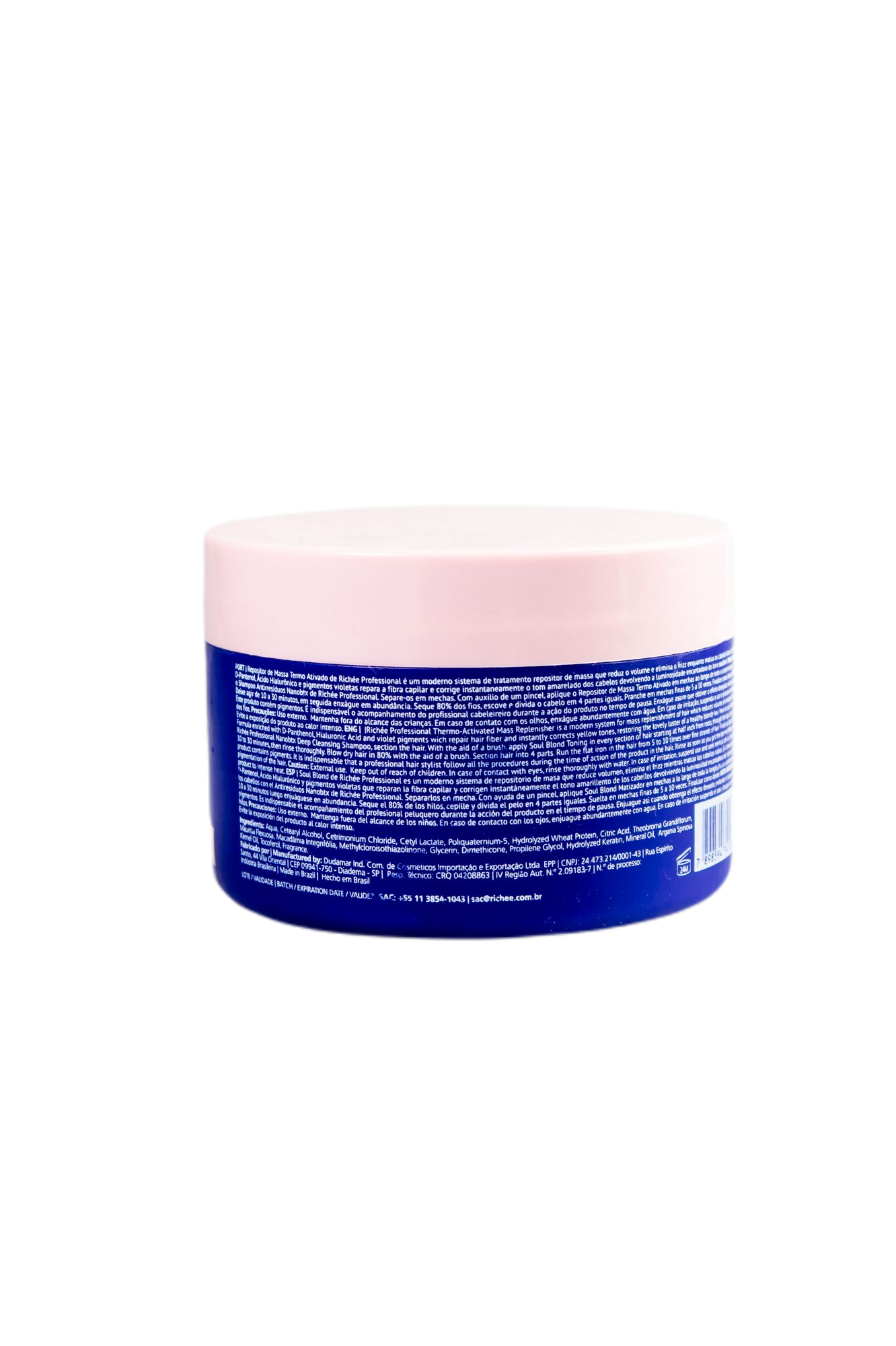 Richée Brazilian Keratin Treatment Thermo Activated Mass Replenisher Soul Blond Hair Treatment Mask 300g - Richée