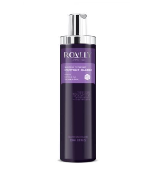 Rovely Brazilian Keratin Treatment Keratin Acai Karite Hair Treatment Perfect Blond Toning Shampoo 250ml - Rovely