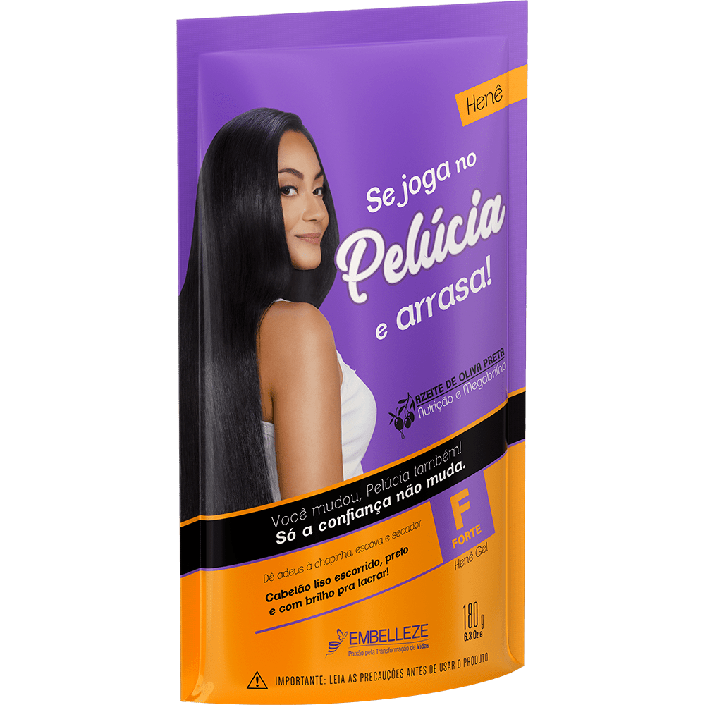 Semprebella Kit Semprebella Henê Strong Pelucia Pouch 180g