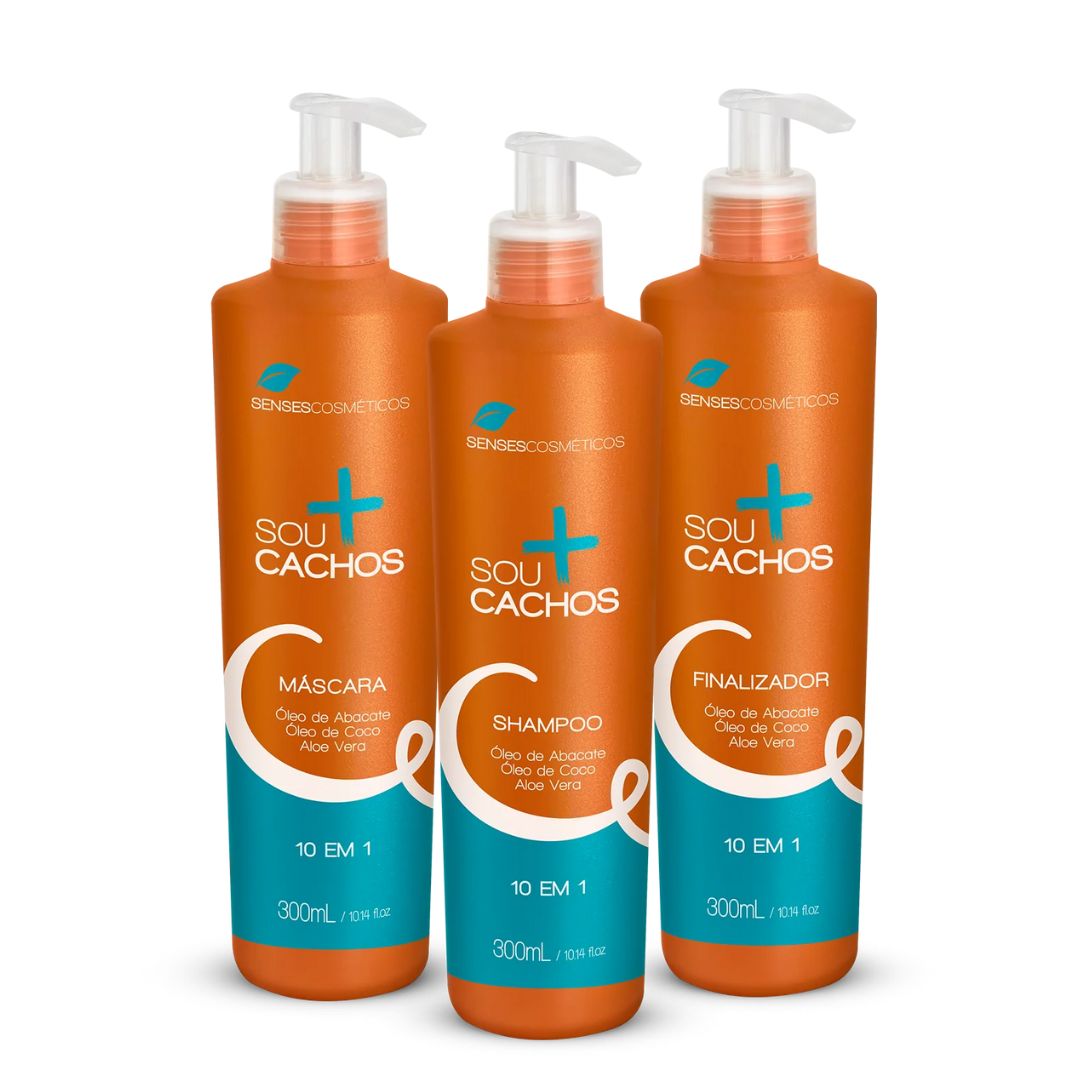 Senses Curls Treatment Senses Sou + Cachos Kit 3x 300ml / 3x 10.1 fl oz