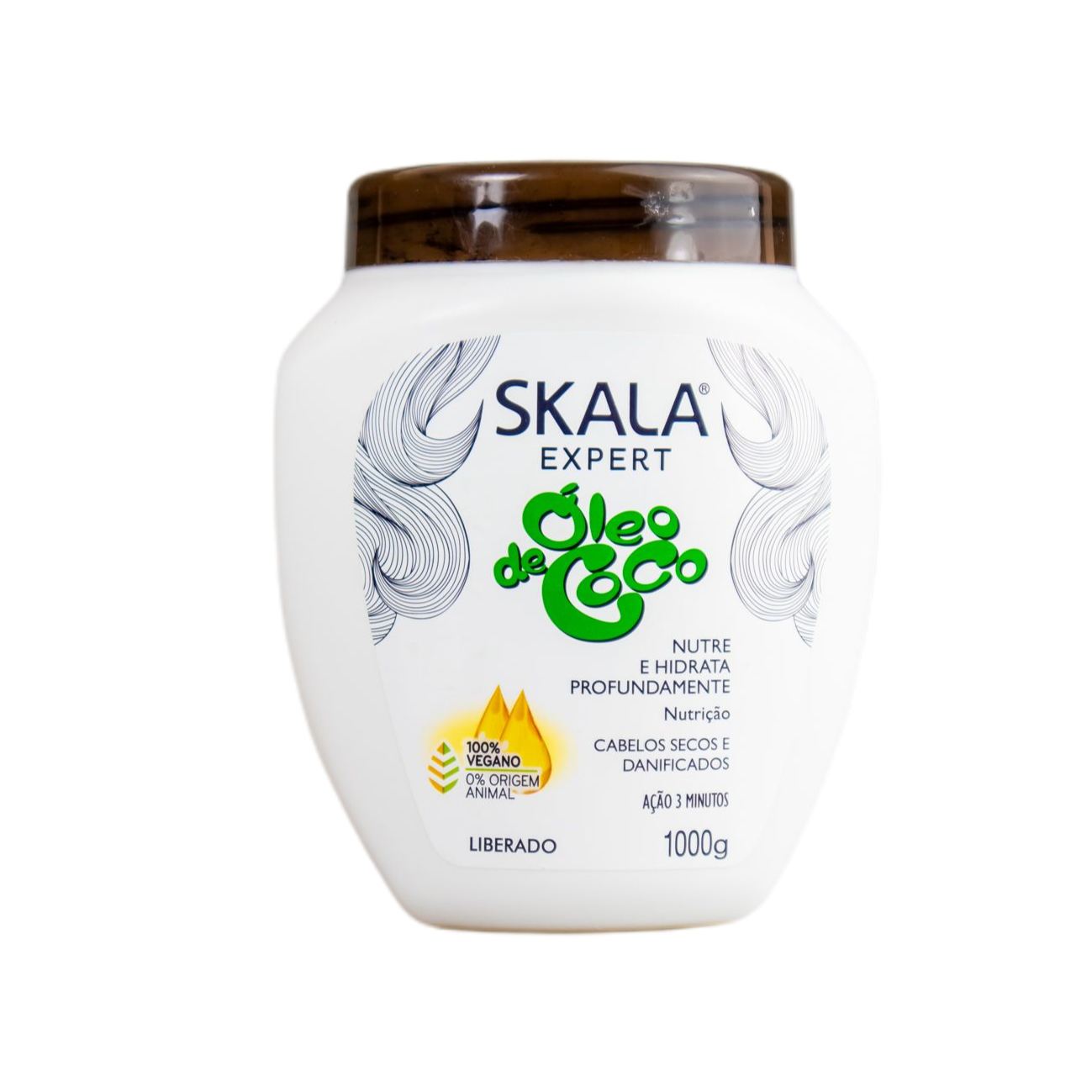 Skala Treatment Cream Creme De Tratamento Óleo De Coco / Cream Of Coconut Oil Treatment Treatment Cream - Skala