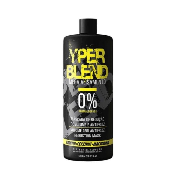 Yber Blend Brazilian Keratin Treatment Formol Free Progressive Volume Reducer Mega Straightening 1L - Yper Blend