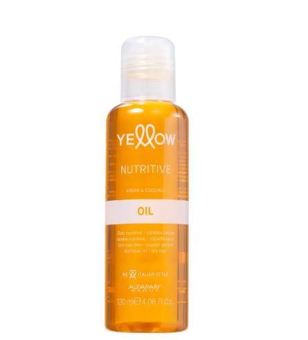 Yellow Brazilian Keratin Treatment Nutritive Coconut Argan Nourishing Treatment Finisher Oil 120ml - Yellow