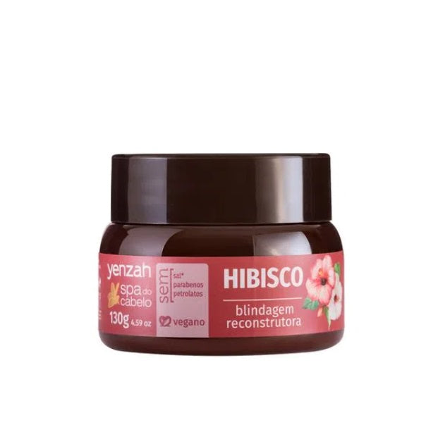 Yenzah Hair Care Hair Spa Hibiscus Reconstructor Strenghtening Shielding Mask 130g - Yenzah