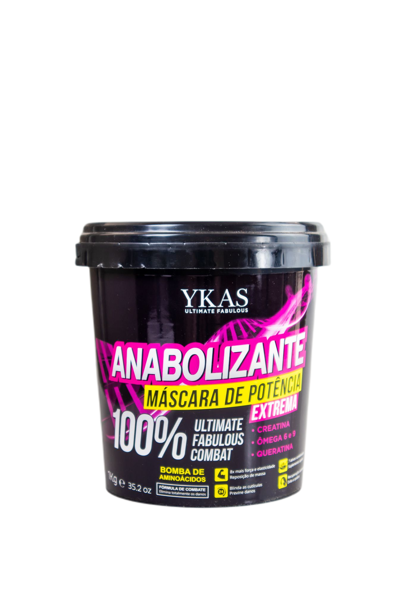 Ykas Hair Mask Anabolic Hair Treatment Extreme Power Mask Ultimate Fabulous Combat 1kg - Ykas