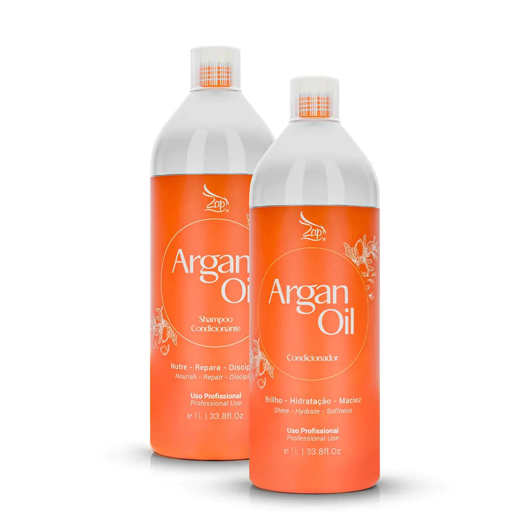 Zap Cosmetics Hair Treatment Argan Oil Lavatory Kit 2x1L - Zap Cosmetics